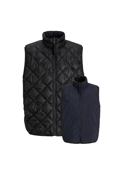 Jack & Jones Jprccjake Kapitone Erkek Siyah Yelek Siyah