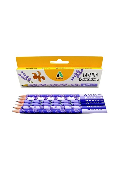 Lavanta 6'lı Kurşun Kalem Hb / 2061000040 Mor