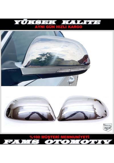 Skoda Superb Krom Ayna Kapağı 2 Prç. 2008-2015 Arası P.çelik