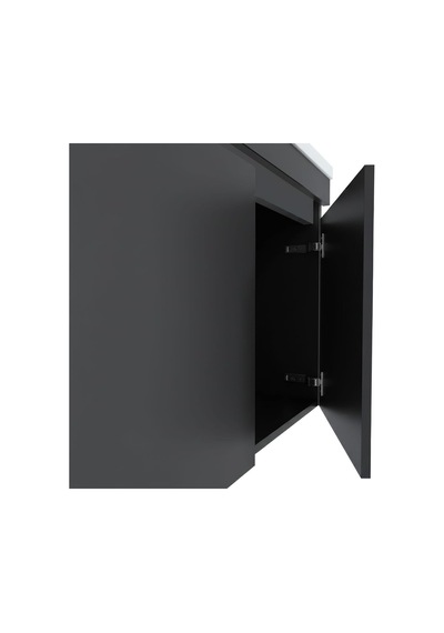 Teta Home Tokyo 65 Cm Mdf Banyo Dolabı Seti Antrasit Çok Renkli