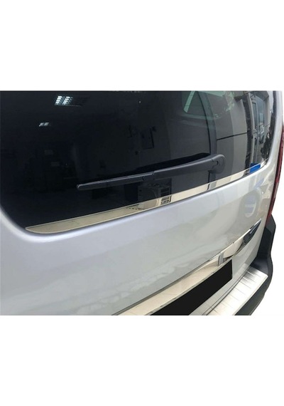 Citroen Berlingo Bagaj Cam Alt Çıtası - Krom 2008-2018
