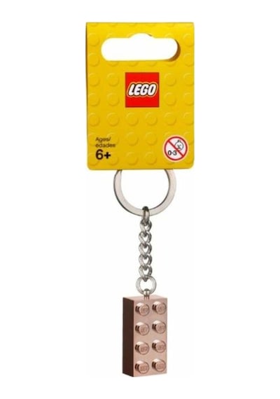 LEGO® Brick 853793 2X4 Rose GoldKeyring