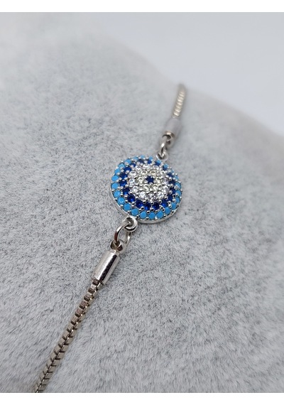 Gümüş Renkli Zirkon İşlemeli Çelik Bileklik Rose Gold