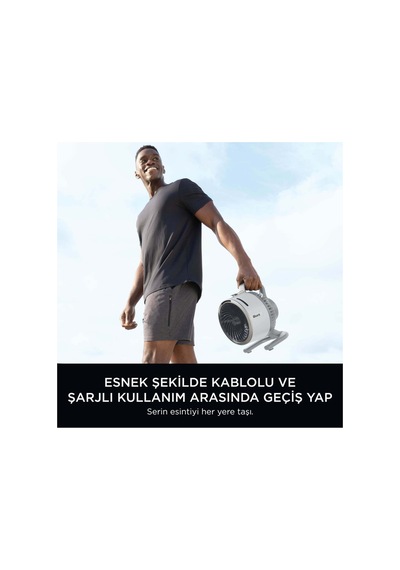Flexbreeze Hydrogo Serinletici Buharlı Fan - Dove Renksiz