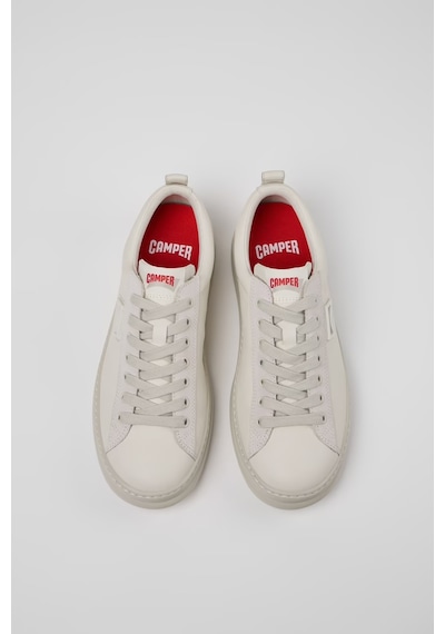 Camper Runner Four Deri Ve Nubuk Erkek Spor Ayakkabı K101052-003 Beyaz