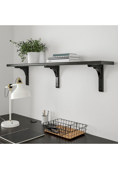 Ikea Bergshult/ramshult Duvar Rafı 120x20 Cm Kahverengi