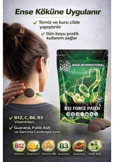 B12 Force Bant - Hızlı Emilimli Vitamin Desteği Ve Enerji Bandı