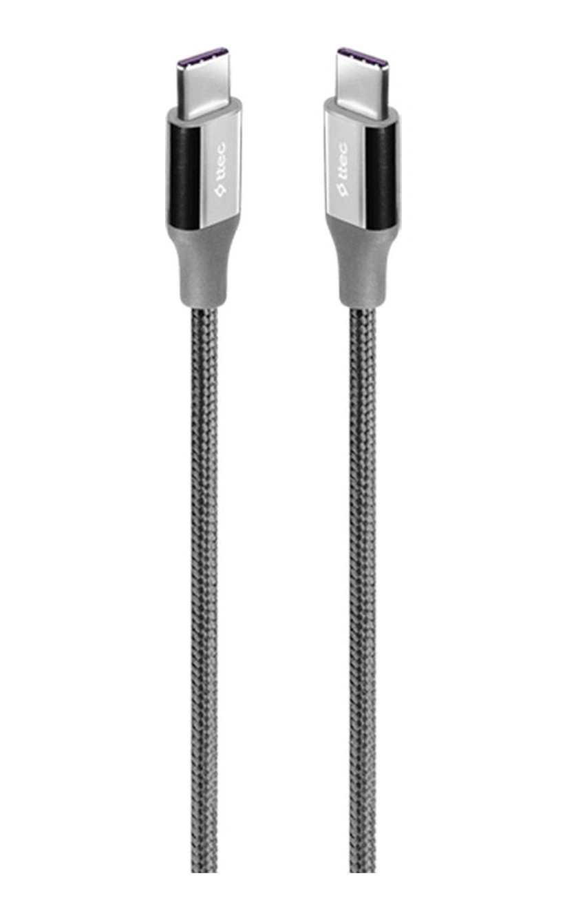 Alumicable Usb-c - Usb-c 200cm 65w Pd/qc Hızlı Şarj/data Kablosu Uzay Grisi 2dk51ug