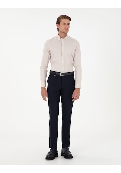 Pierre Cardin Erkek Bej Gömlek Desenli 50292457-vr011 Bej