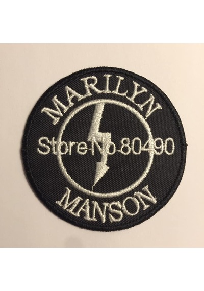 Marılyn Manson Logo Patches Arma ve Kot Yamaları