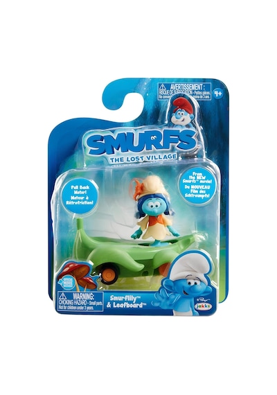 Şirinler Figürlü Araç Seti Asorti Smurflıly & Leafboard