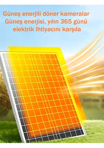 V380 Pro 4g Sım Kartlı 4k 3 Lensli Güneş Enerjili Ptz Güvenlik Kamerası Ultra Hd Dış Mekan Kamera