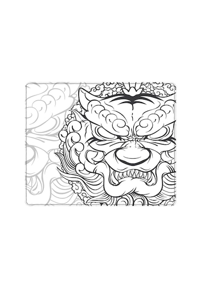 Porge Lingyun Series Esport Mouse Pad 48x40, 50x50 Mouse Pad Speed Premium Smooth , Lingyun White, 480x400x3 Mm