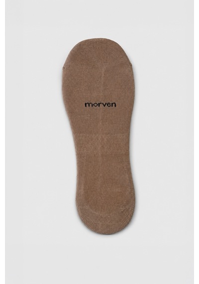 Morven Erkek Bej Bambu Düz Desen Babet Çorap 26yc019004653 Bej