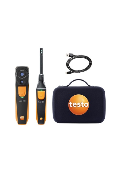 Testo 860i Kalıp Seti - Termal Görüntüleme Kamerası Testo 860i, Bluetooth Nem Sensörlü Testo 605i 8724 0084