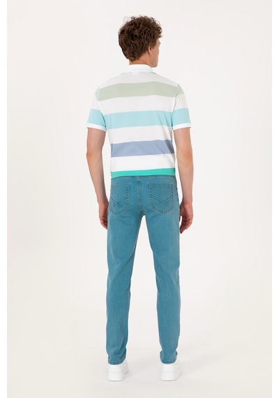 U.S. Polo Assn. Erkek Açık Mavi Slim Fit Jean Pantolon 50298567-DN0030