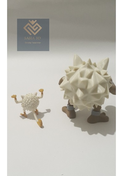 Pokemon Mankey Ve Primeape Gelişim Seti Figür 5 Cm Ve 10 Cm