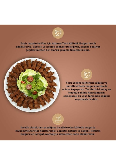 Altunsa Köftelik Bulgur Yerli 900 G x 2 Adet