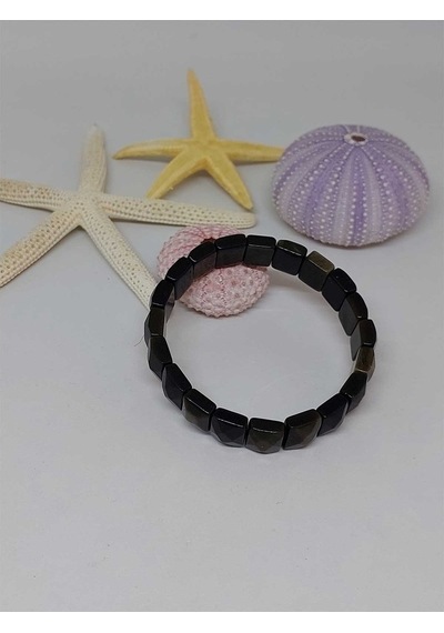 Golden Obsidyen Taşı Unisex Bileklik