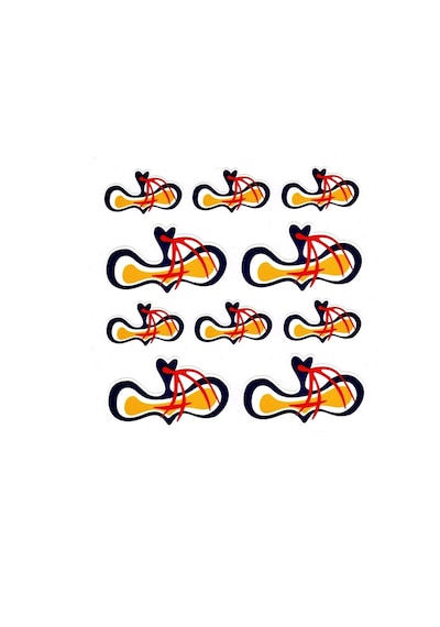 Plaka Sticker - Nazar Boncuğu Sticker 10 Parça