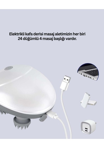 Su Geçirmez Elektrikli Kafa Cihazı Ipx7