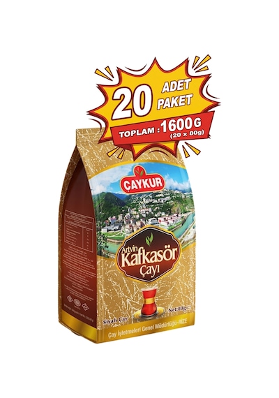 Artvin Kafkasör Çayı 80 Gr. Yirmili Paket