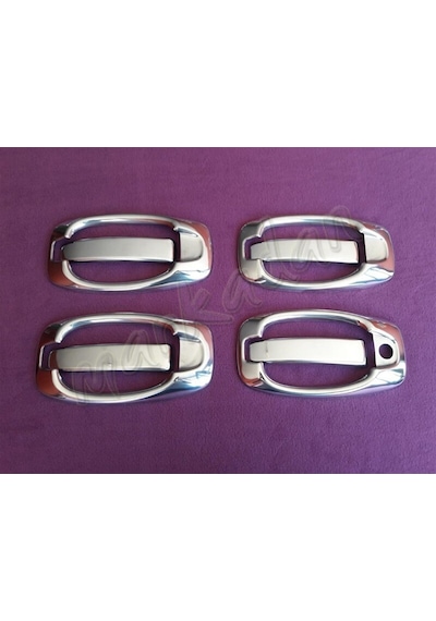 Woc Chrome Citroen Nemo Krom Kapı Kolu 2008 Sonrası 4 Kapı 8  Parç