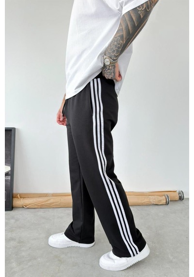 Siyah Şerit Detaylı Baggy Eşofman