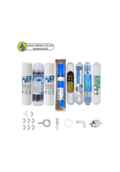 Global Water Purefer Açık Kasa Çift Sediment Sertifikal 8li Vontron Helixfil Mebran 4lü Mineral+b12 Alkali+detox