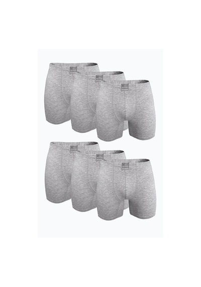 Malabadi Erkek Gri 6 Lı Premium Collection Modal Uzun Boxer 6m250 Gri
