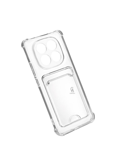 Xiaomi Redmi Note 15 Pro 5g Uyumlu Kılıf Kartlık Bölmeli Arkası Şeffaf Soft Dayanıklı Kılıf Kapak
