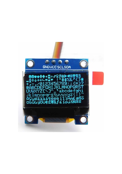 0.96" Mavi Oled Lcd Modül 128 x 64 Pixel IIC I2C Seri 0.96” Ekran Göstergesi