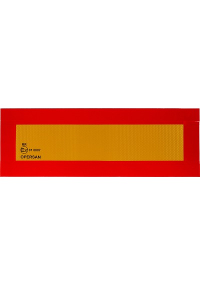 Mega Oto Market Opersan Reflektör Çekici Römork Tır Kamyon Tabel 1 Mm Aluminyum Sac 19,5x56,5 Cm Uzun Dikdörtgen 1 Adet