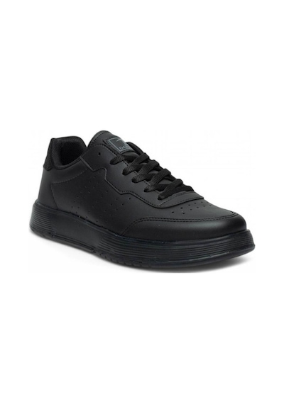Dark Step 158-26 Cilt Deri Anatomik Erkek Sneaker Siyah