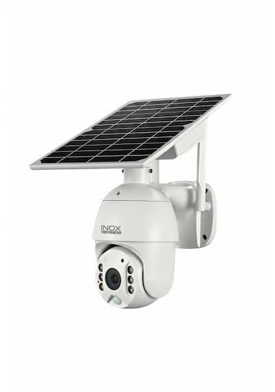 İnox-216 3mp 4g Sım Kartlı Solar Güneş Enerjili Ptz Güvenlik Kamerası - Su Geçirmez Dış Mekan Akıllı Kamera Bulut Kayıt Destekli