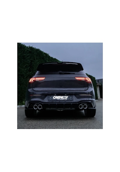 Volkswagen Golf 8.5 Arka Difüzör Standart Paket Uyumlu Life, Impression, Style Piano Black Abs