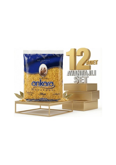 Ankara Makarna Tel Şehriye 12x500 Gr