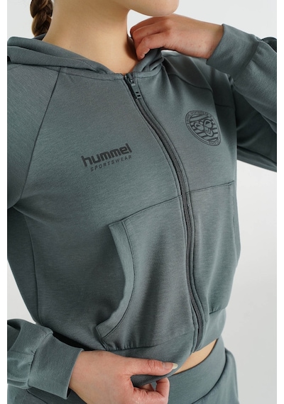 Hummel Alpa Fermuarlı Hoodıe 922140-7319 Gri