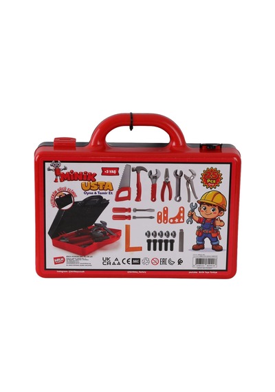Urt037-003 25 Pcs Çantalı Tamir Setim Minik Usta Çok Renkli