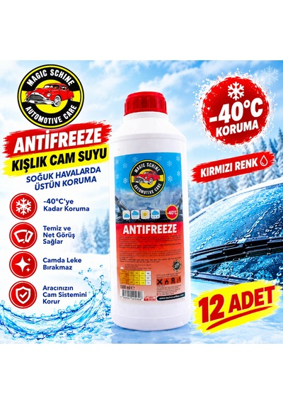 12'li -40 Organik Kırmızı Antifriz 1.5 Litre