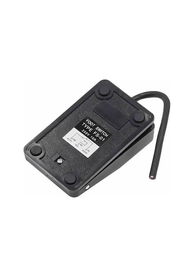 Pedal Ayak Butonu Kaydırmaz Ac 250v 10a No Nc Spdt Push Anlık Ayak Kontrollü Anahtar Switch