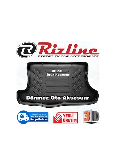 Ford Fusion 3D Bagaj Havuzu Paspası 2002-2012 Arası Rizline N11.5039