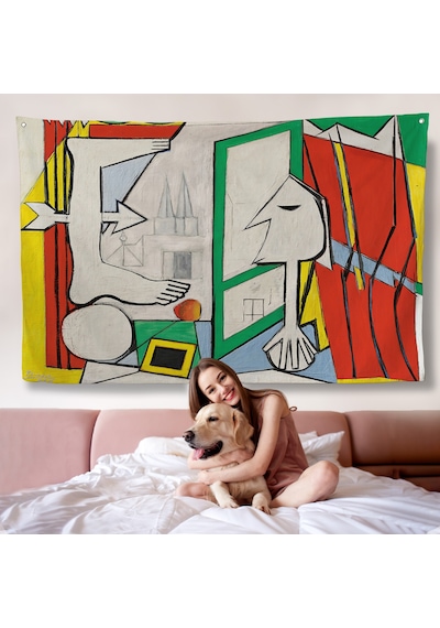 Pablo Picasso - Açık Pencere Duvar Örtüsü - La Fenetre Ouverte-7091