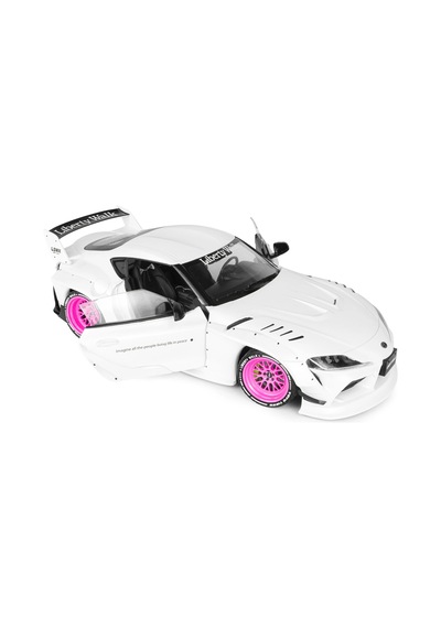 Solido S1815502 1/18 Toyota Gr Supra Lıberty Walk Body Kıt Whıte Pınk 2025