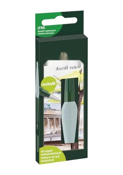 Hazneli Suluboya Fırçası, Beyaz, 6 Ml Kapasiteli Su Haznesi