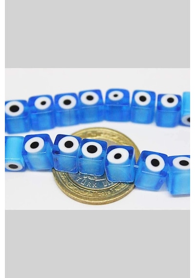 Cam Boncuk 8Mm*7Mm/10 Adet (11348-1) (539547994)