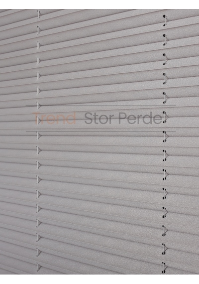 Koyu Gri Plise Katlanır Cam Balkon Perdesi - Ofis Perdesi - Salon Perdesi - 046 Koyu Gri