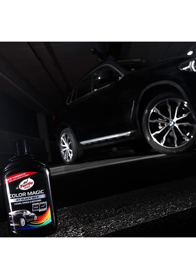 Jet Black Renkli Cila Siyah 500 Ml + Pasta Cila Süngeri + 3 Bez