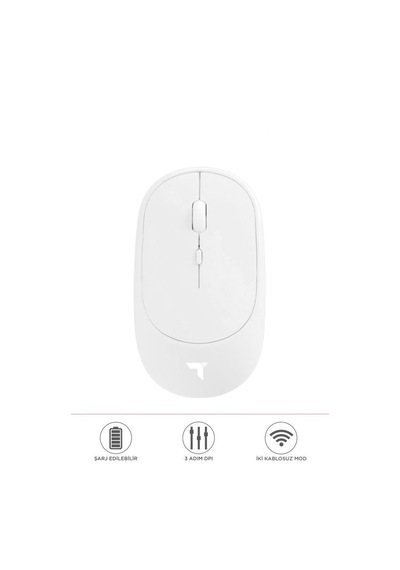 Torima Tm-16 Mavi Kablosuz Çift Modlu Sessiz Mouse Fare 001