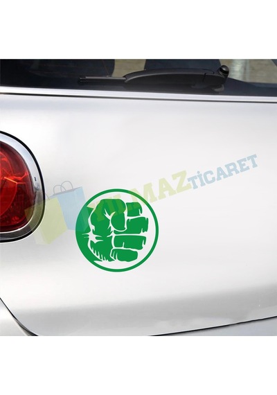 Mao Do Hulk El Yumruk Oto Sticker Araba Etiket Yapıştırma